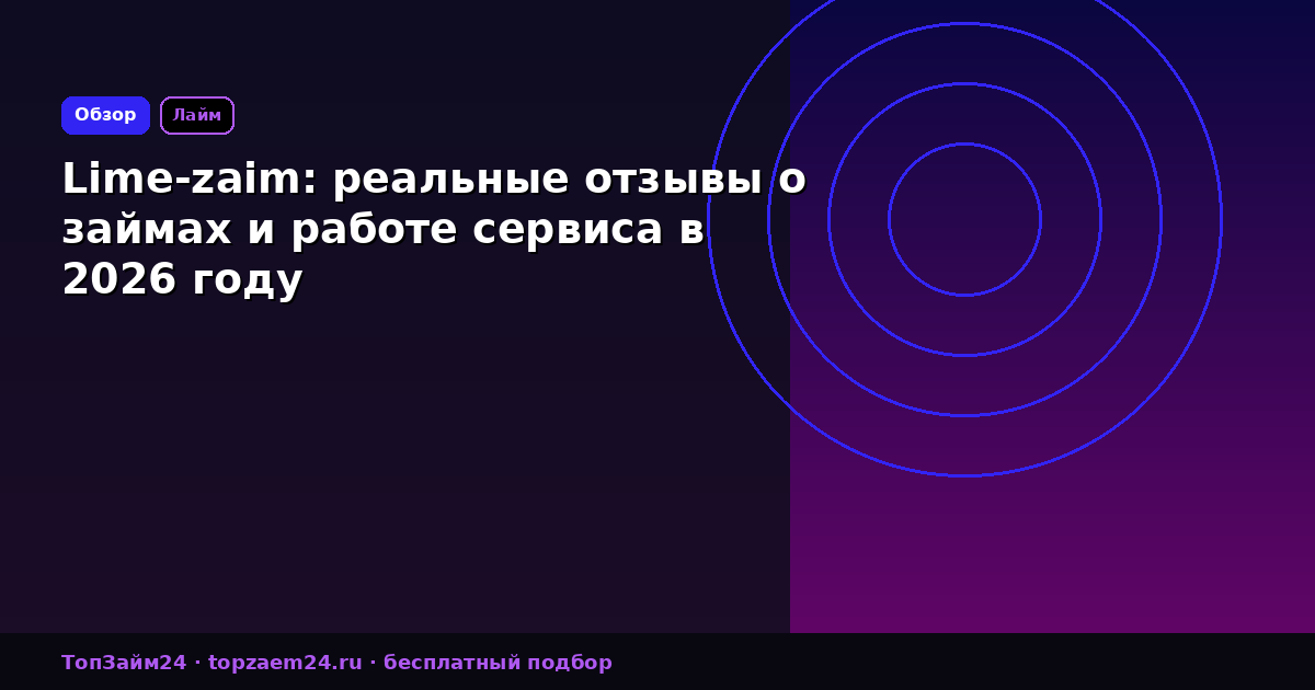 Lime-zaim: реальные отзывы о займах и работе сервиса в 2026 году